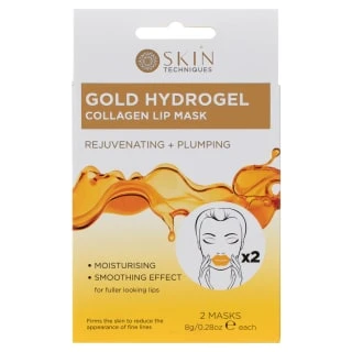 Skin Techniques Gold Hydrogel Collagen Lip Mask 1 Skin Techniques Gold Hydrogel Collagen Lip Mask