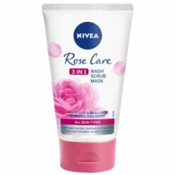 Nivea Rose Care 3in1 Wash Scrub Mask 150ml