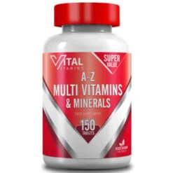 B&M Vital Vitamins A-Z Multi-Vitamins + Minerals 150pk