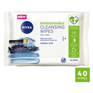 Nivea Biodegradable Cleansing Wipes 40pk 1 Nivea Biodegradable Cleansing Wipes 40pk