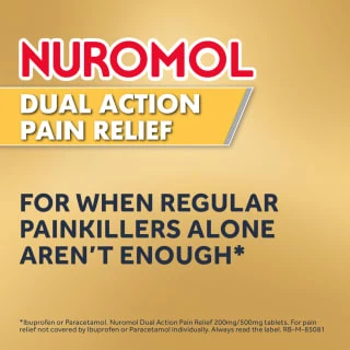 Nuromol Dual Action Pain Relief 200mg/500mg Tablets 6pk 6 Nuromol Dual Action Pain Relief 200mg/500mg Tablets 6pk - Image 6