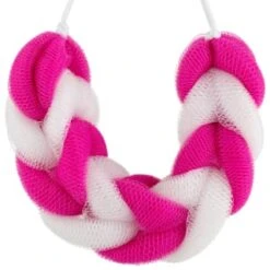 B&M The Bath Shop Collection Back Polisher - Pink & White -Care Product Store 394454 back polisher pink 3