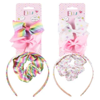 Ella Hair Accessory Set 4pk - Rainbow 7 Ella Hair Accessory Set 4pk - Rainbow - Image 7